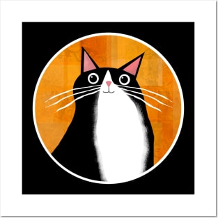 Tuxedo Cat Posters and Art